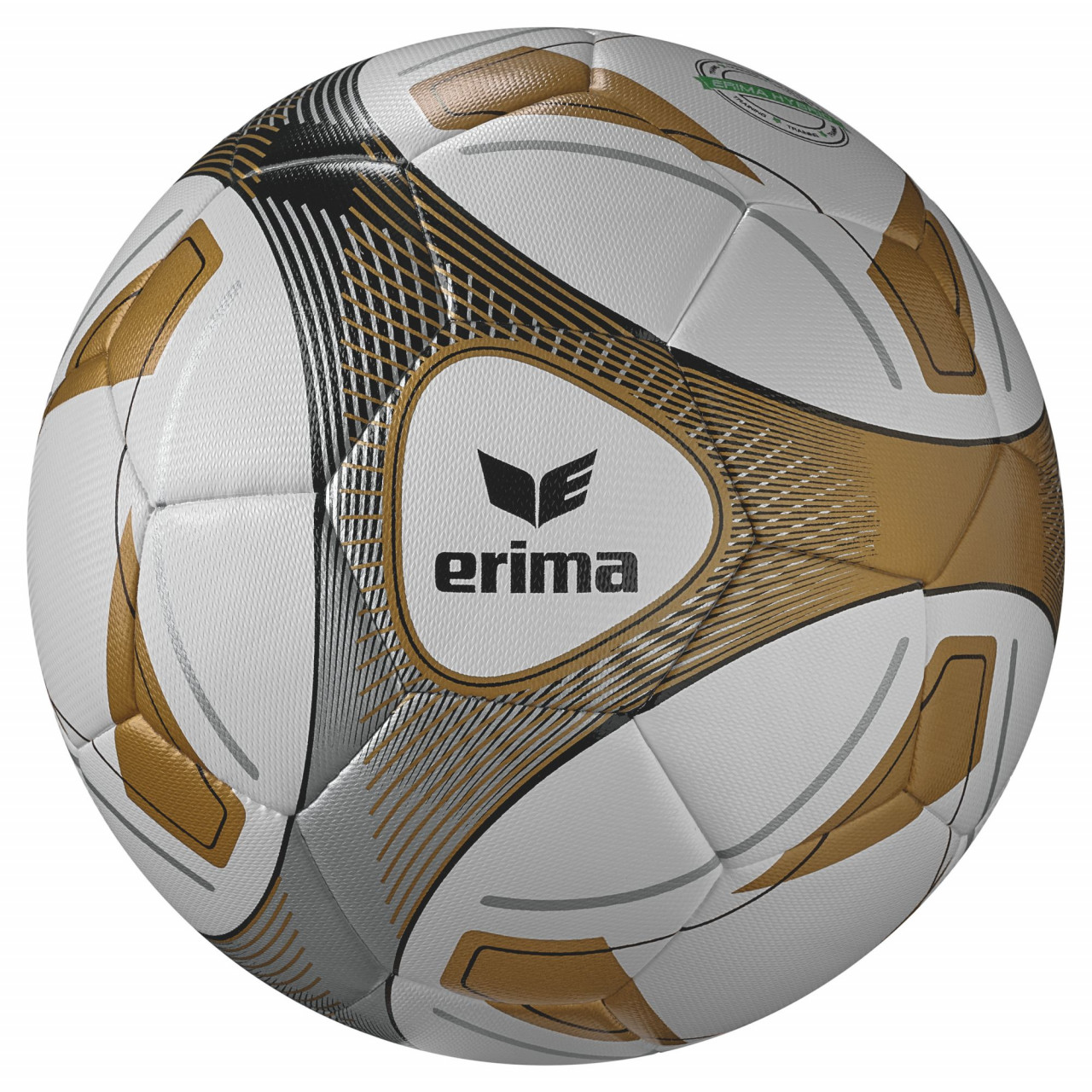 ERIMA Hybrid Training Fußball – weiß/gold (Front)
