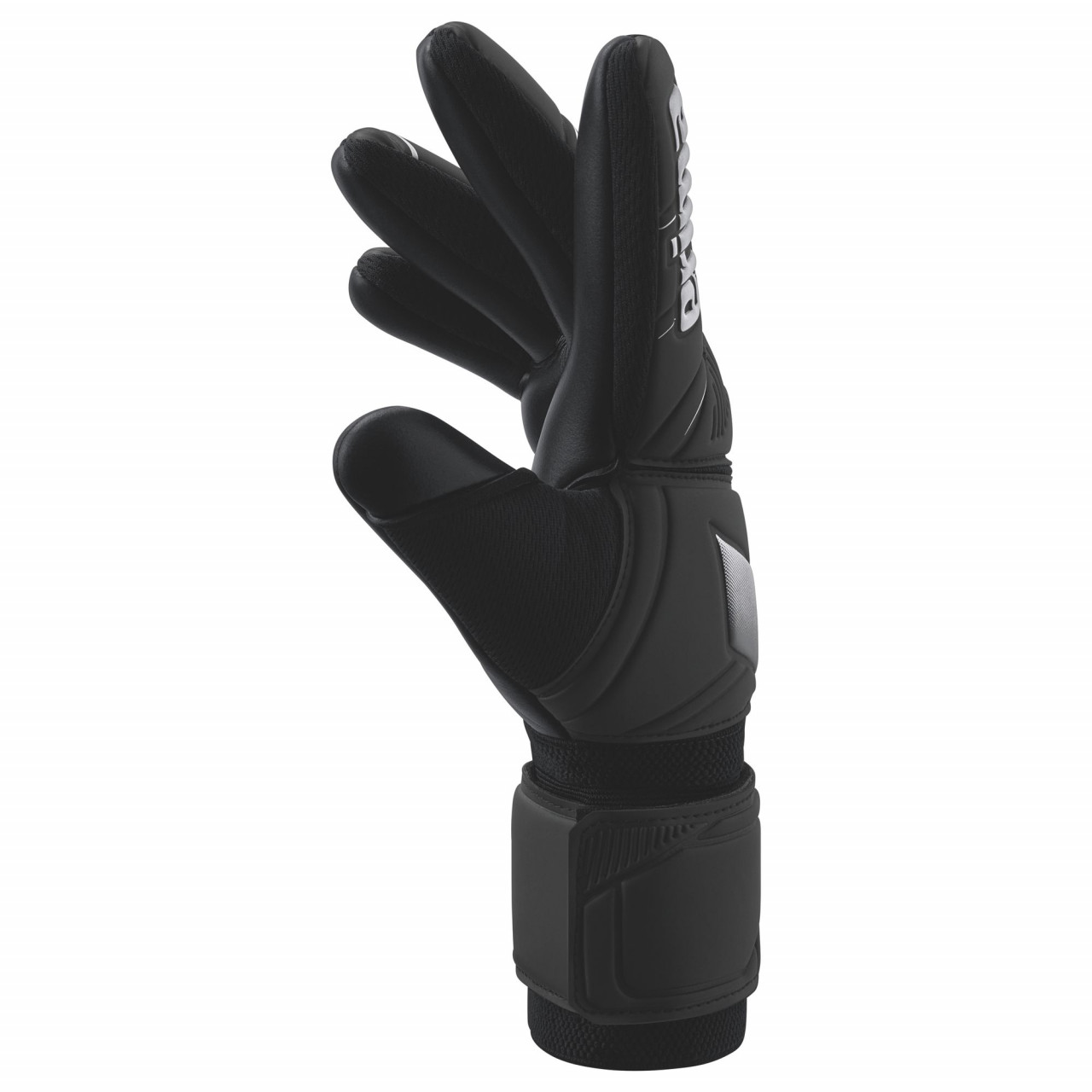 ERIMA AeroClaw Challenger Torwarthandschuh – schwarz/weiß (Seite links)