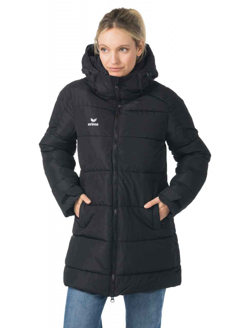 ERIMA PREMIA Parka – schwarz (Am Modell)
