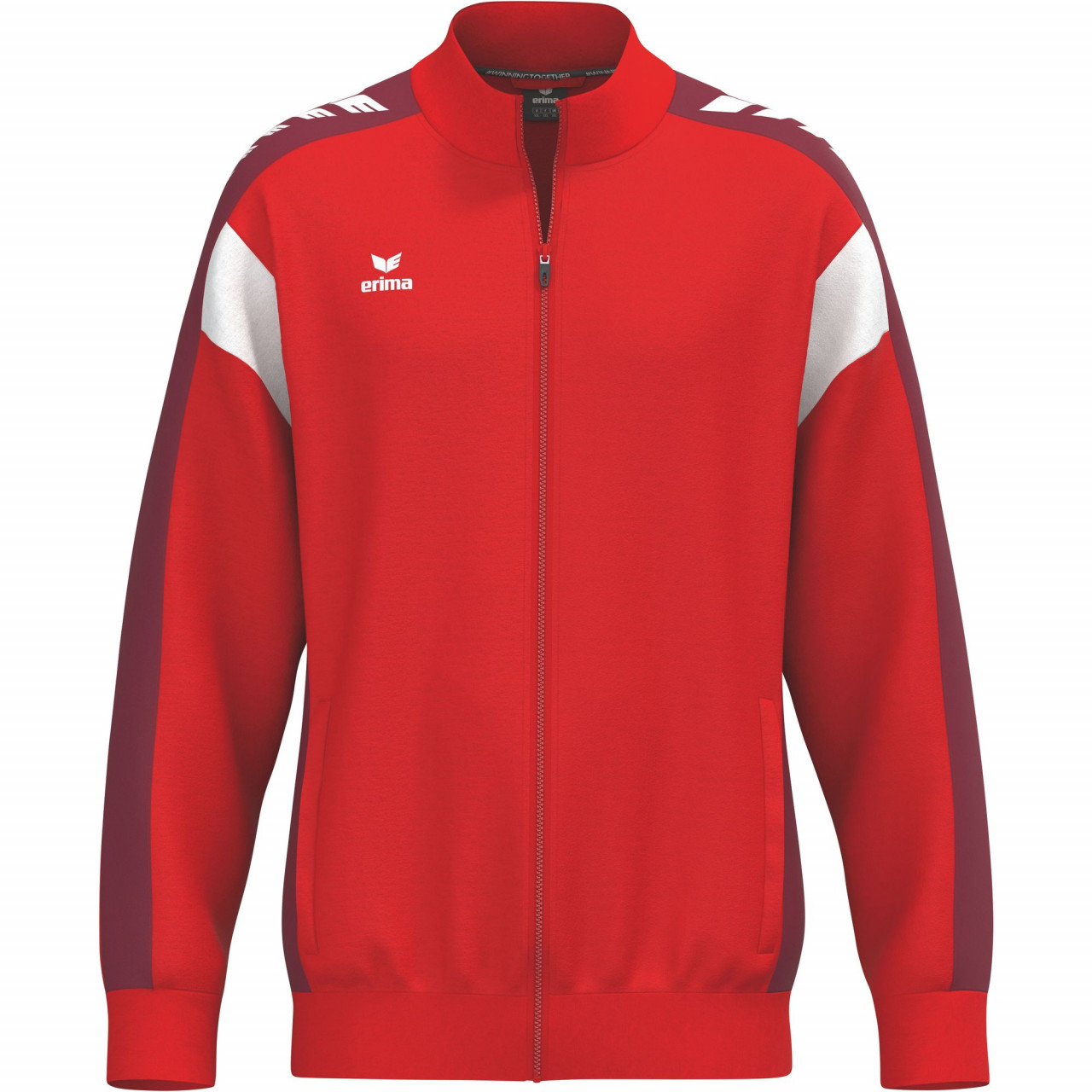 ERIMA CELEBRATE 125 Trainingsjacke – rot/new bordeaux (Front)