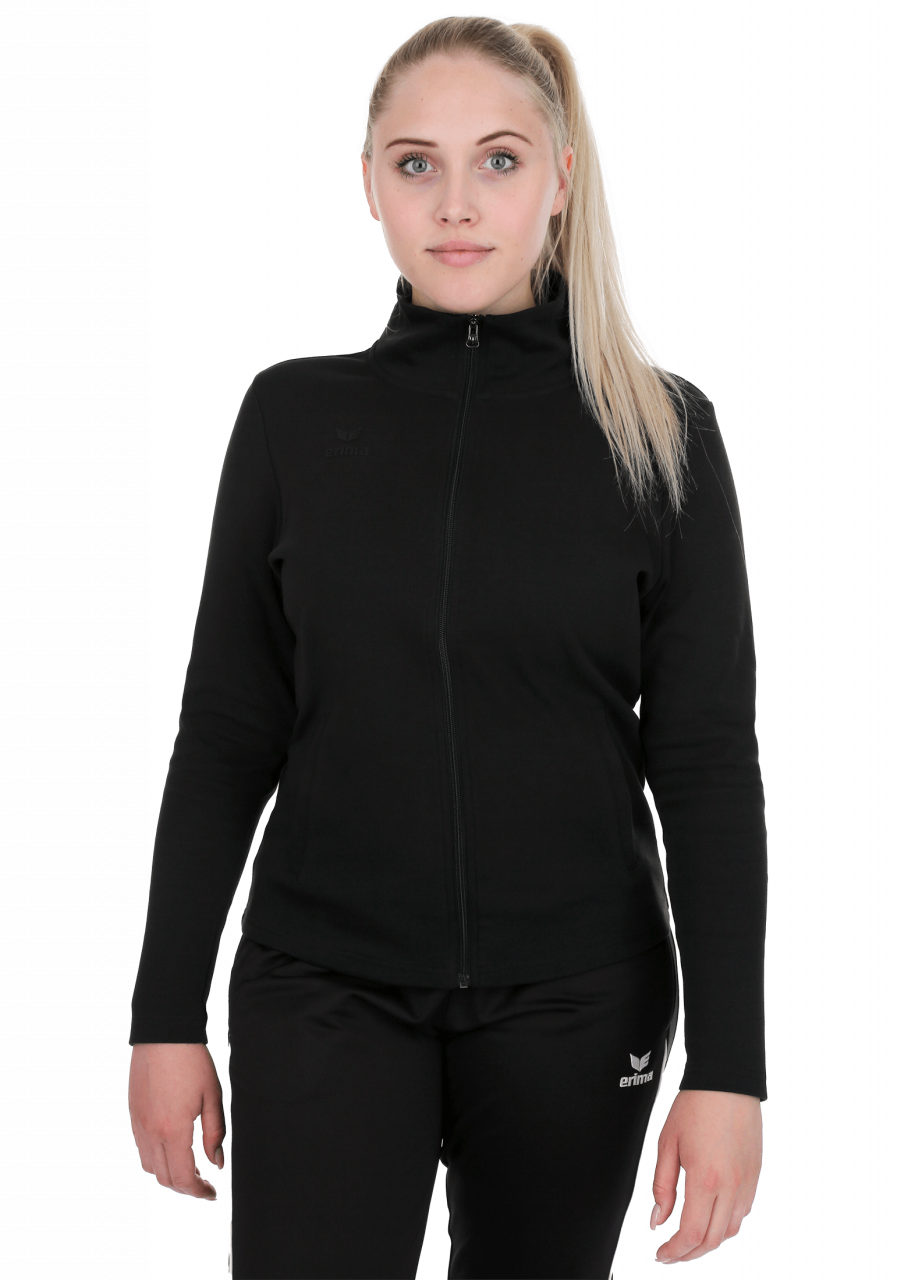 ERIMA Sweatjacke – schwarz (Am Modell)