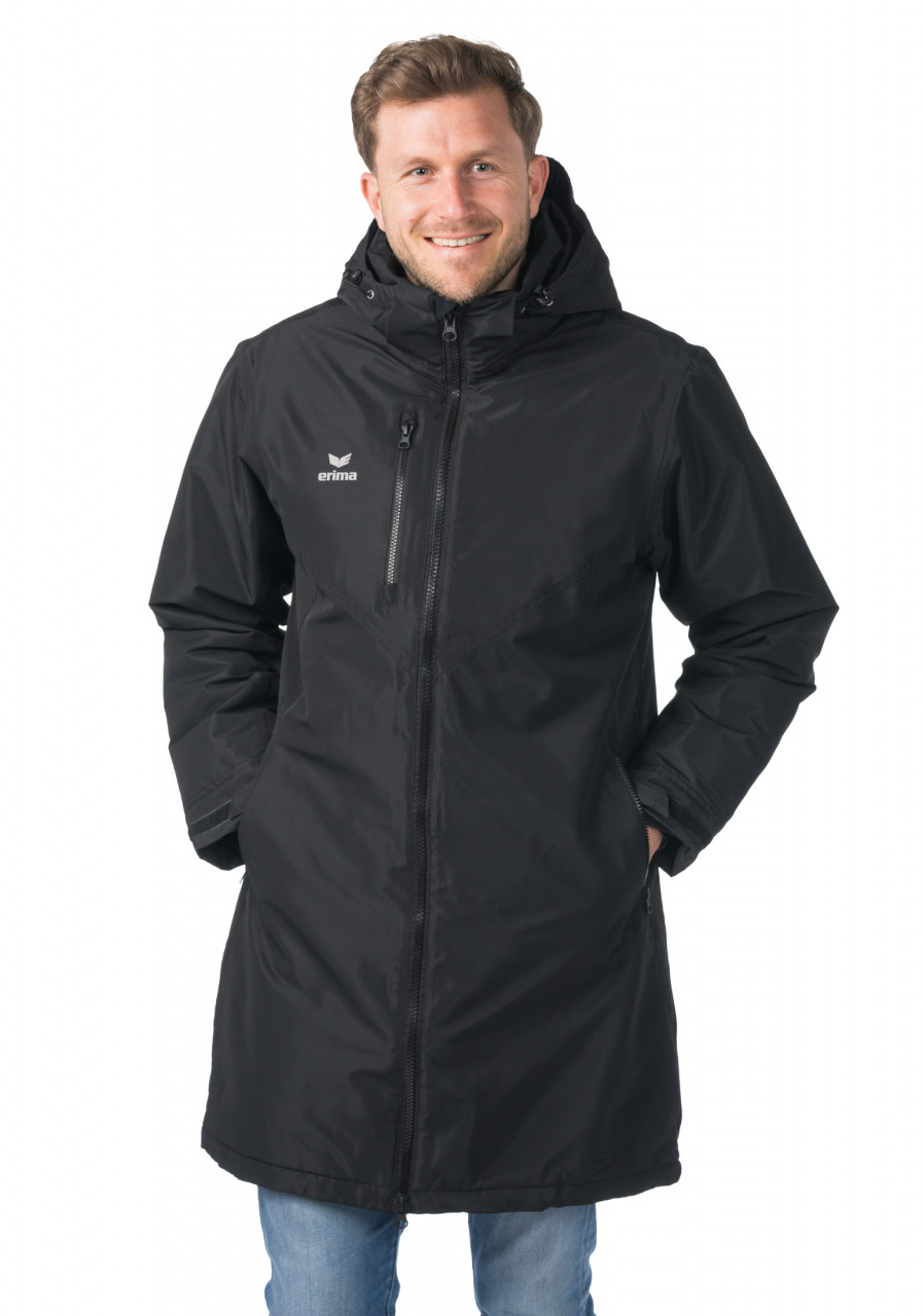 ERIMA CMPT Stadionjacke – schwarz (Am Modell)