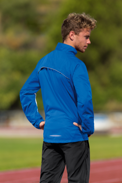 Herren Athletic Line Laufjacke