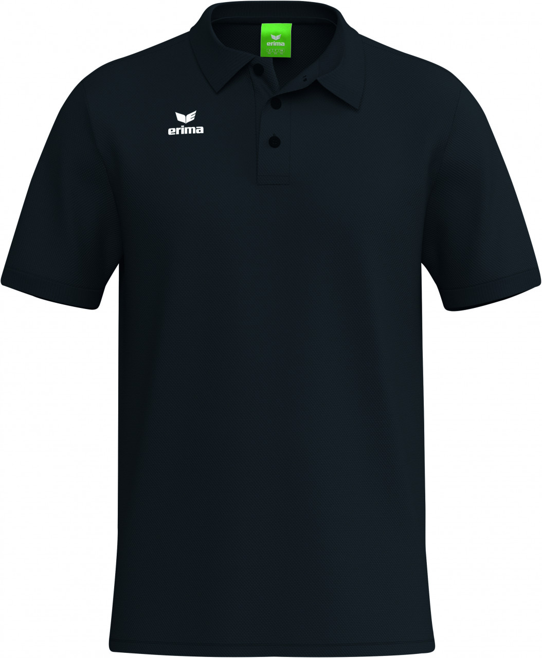 ERIMA TS LOGO Poloshirt – schwarz (Front)