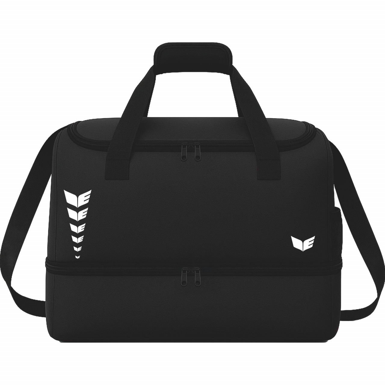 ERIMA INTRO Sporttasche mit Bodenfach – schwarz (Front)