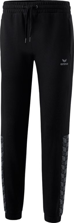 ERIMA Essential Team Sweathose – schwarz/slate grey (Front)
