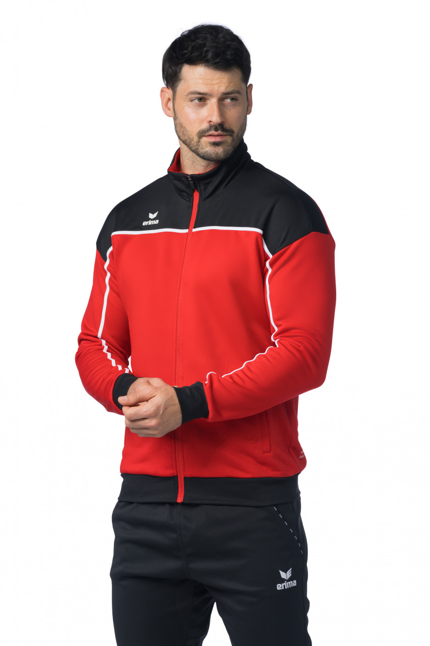 ERIMA CHANGE by erima Trainingsjacke – rot/schwarz/weiß (Am Modell)