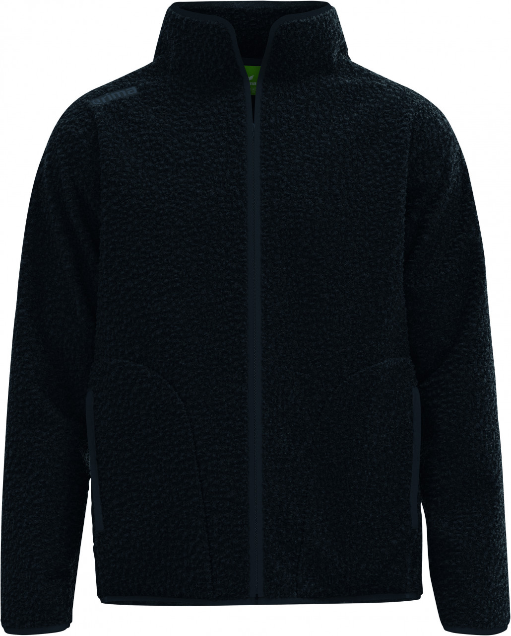 ERIMA TS Fleece Jacke – schwarz (Front)