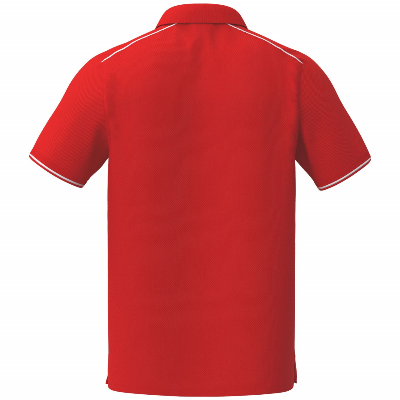 ERIMA CMPT Poloshirt – rot/weiß (Rücken)