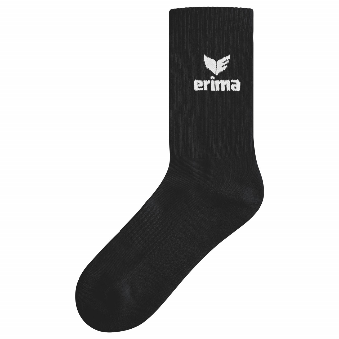 ERIMA Sportsocken 3-Pack – schwarz (Seite links)