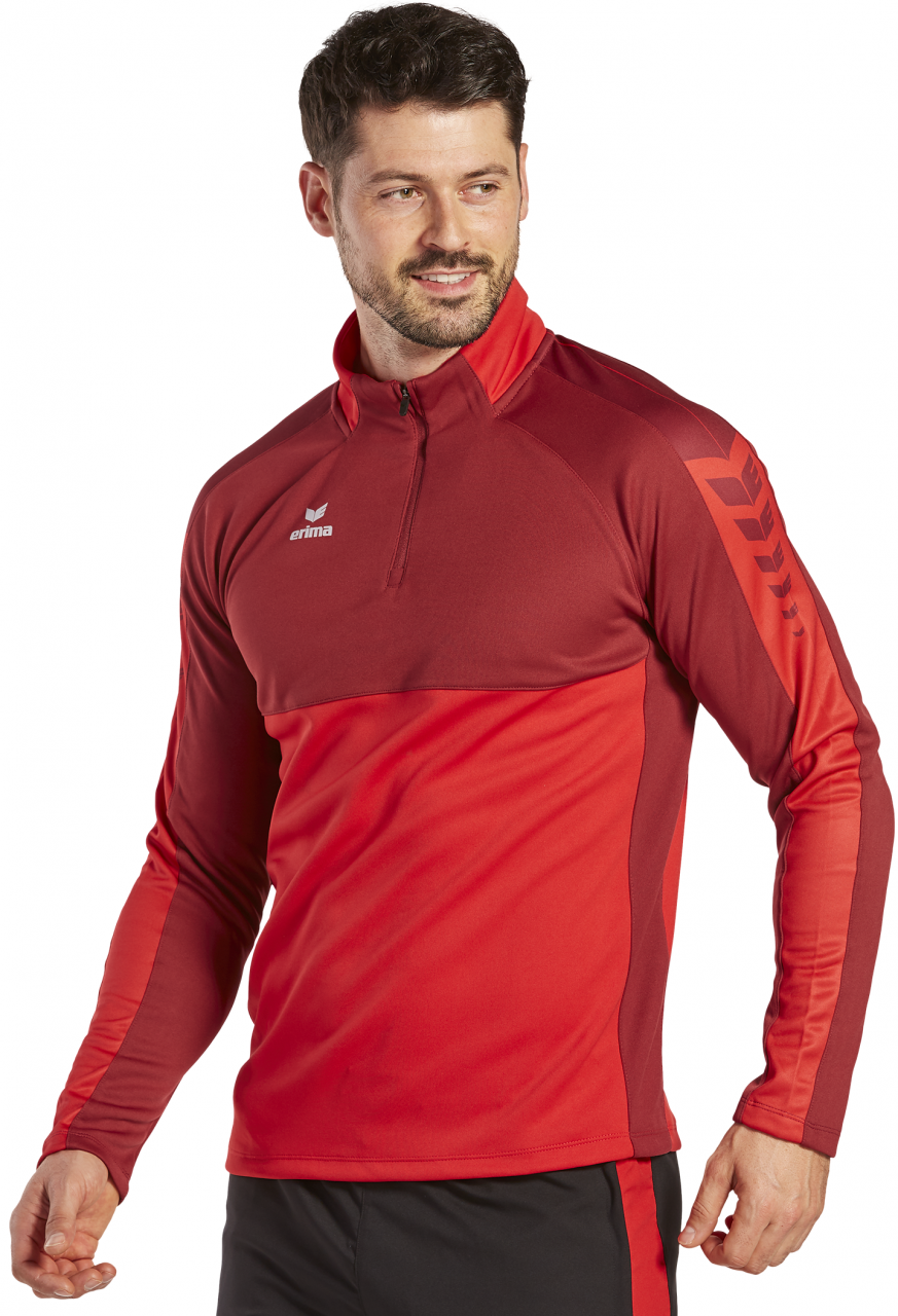ERIMA SIX WINGS Trainingstop – rot/bordeaux (Am Modell)